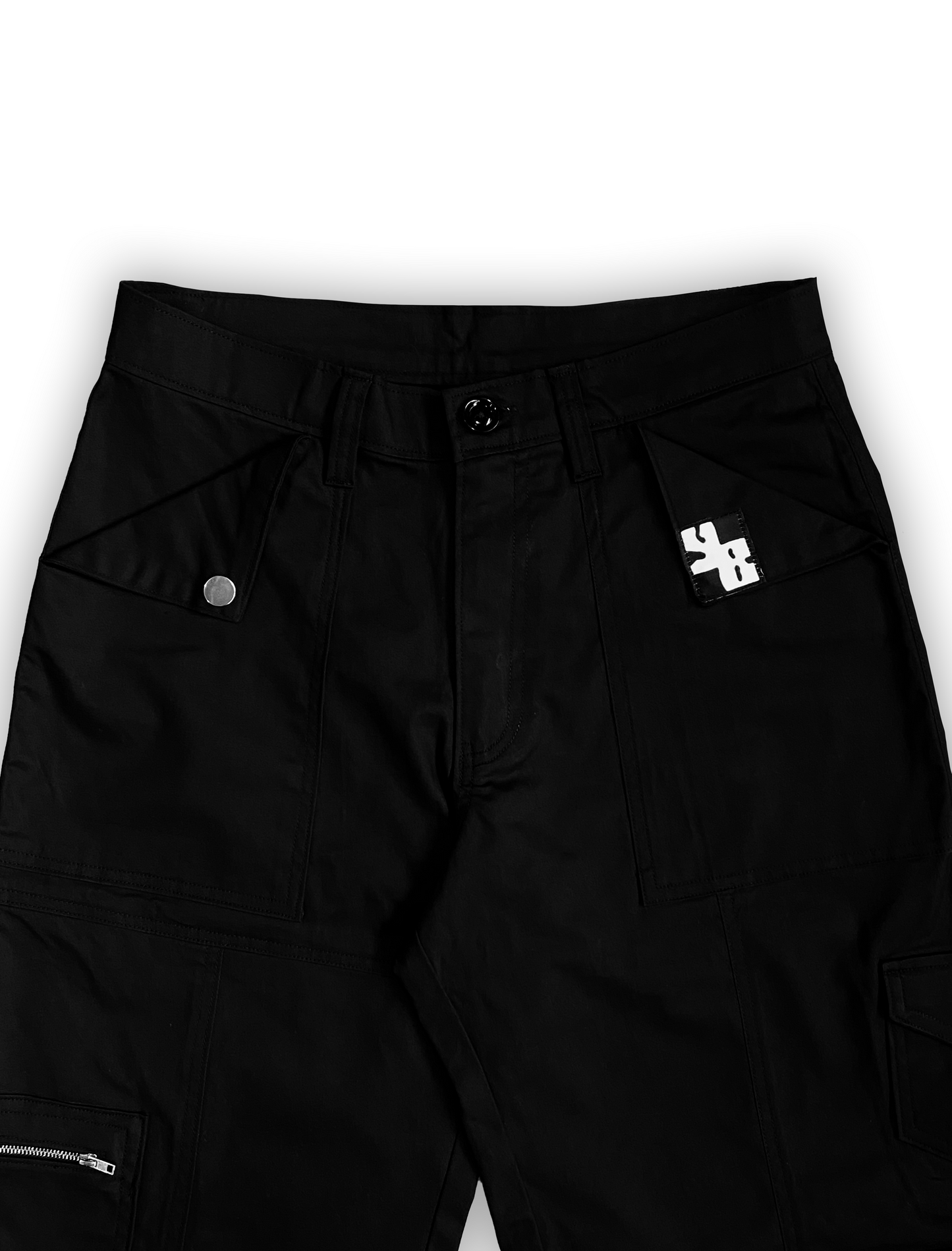 MISPLACED CARGO PANTS IN BLACK