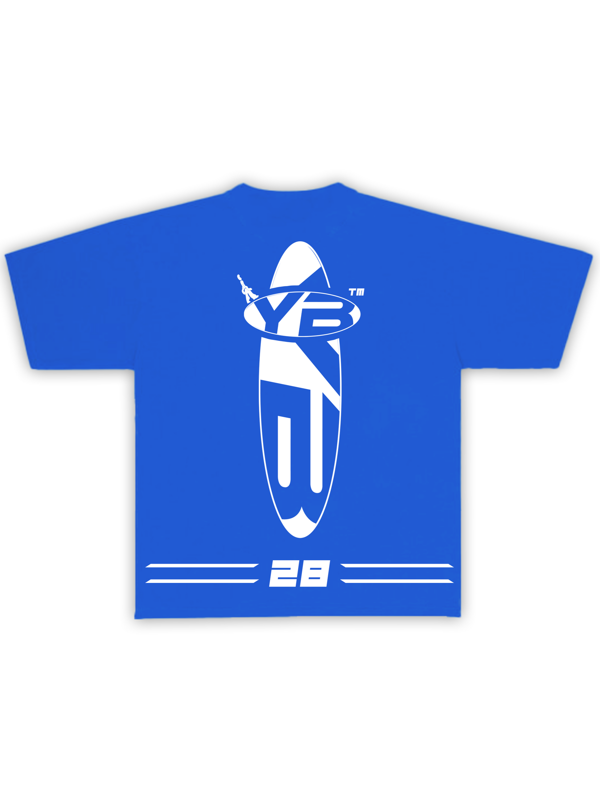 BASIC JERSEY T-SHIRT IN ROYAL BLUE