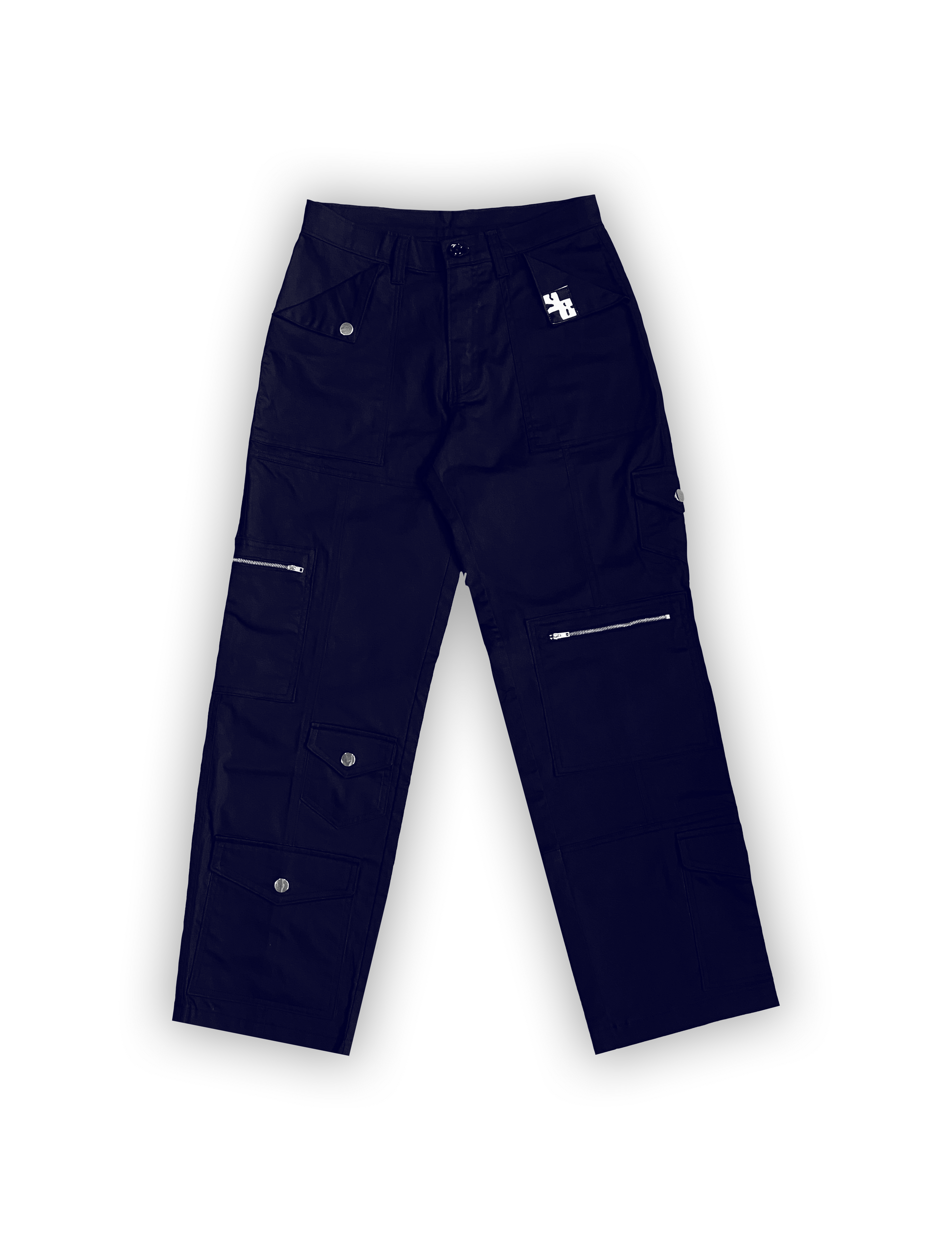 MISPLACED CARGO PANTS IN NAVY BLUE