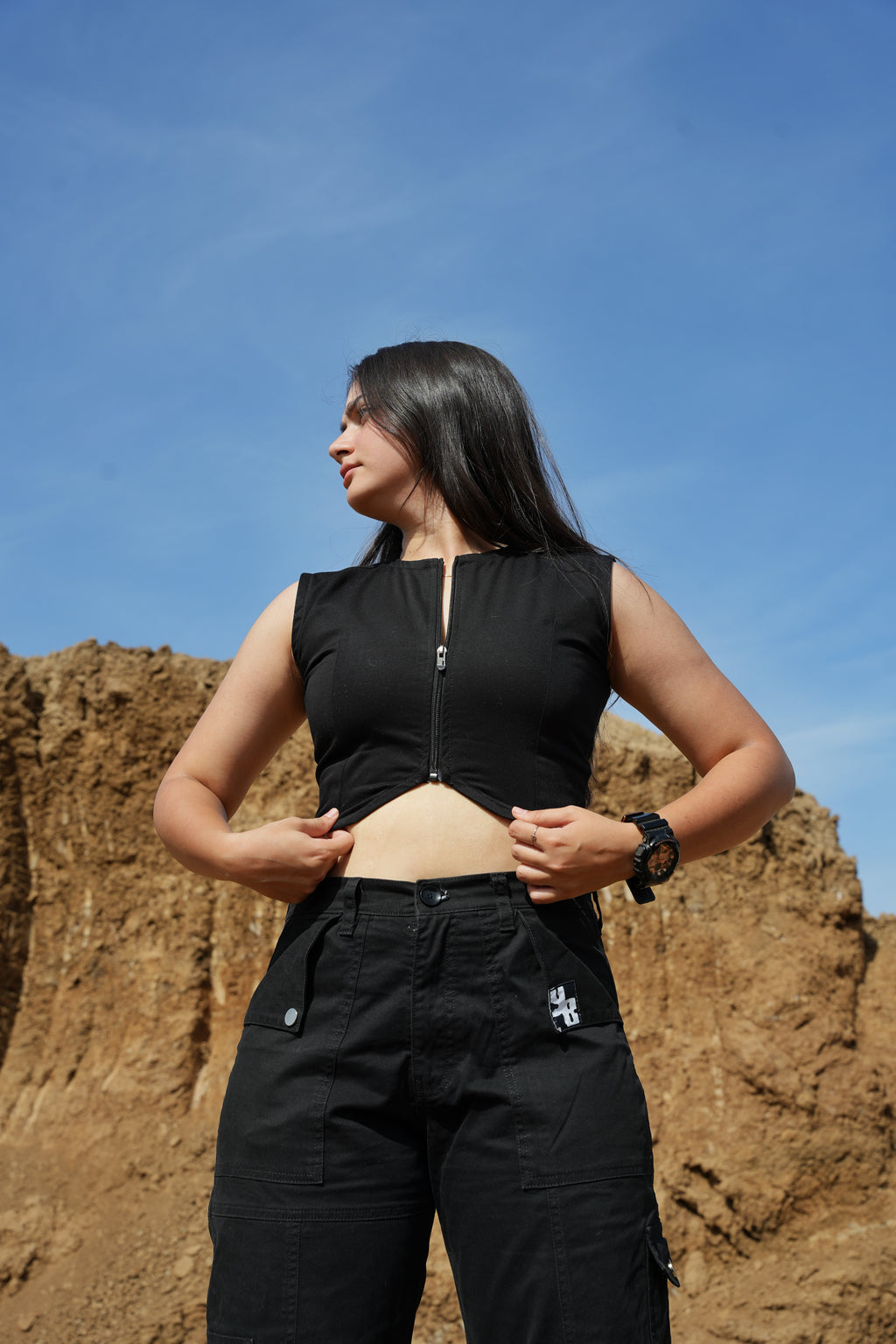 COCONUT CROPPED VEST