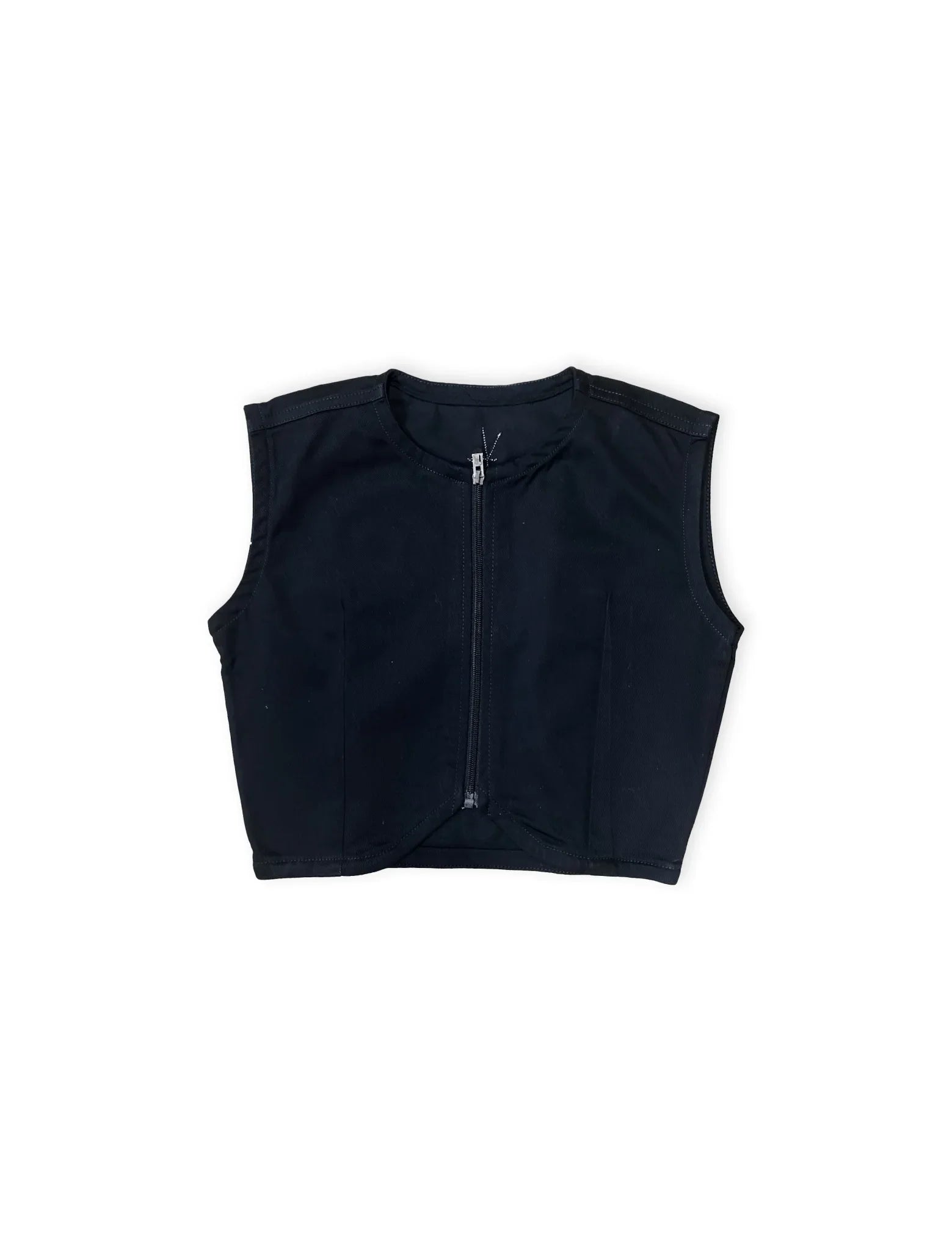 COCONUT CROPPED VEST - YB