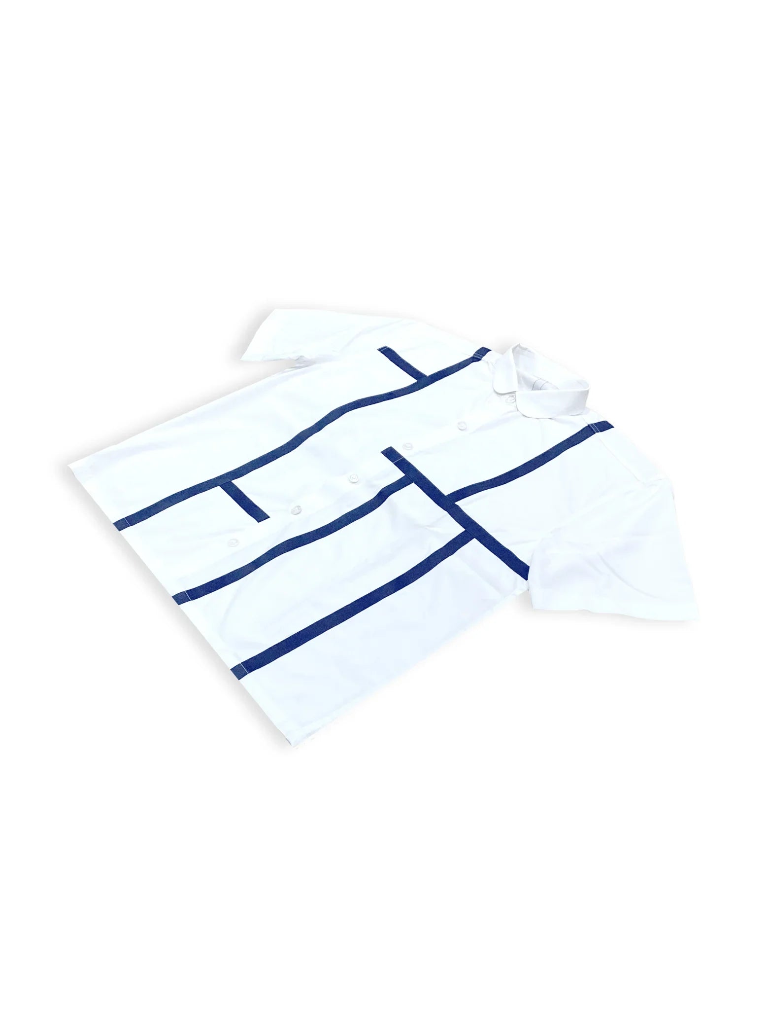 SERENITY PANEL SHIRT IN WHITE - YB